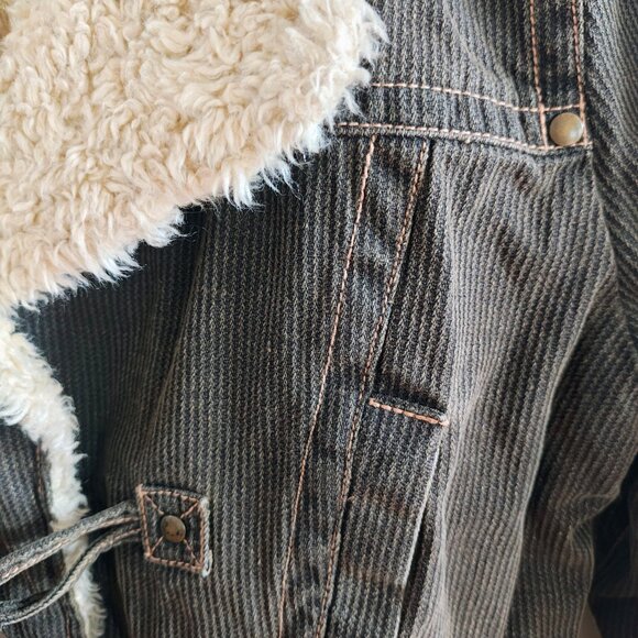 DECODED Sherpa Lined Corduroy Jacket - Picture 8 of 16